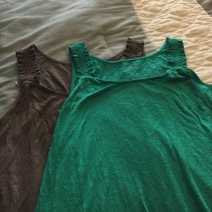 Two loft tank tops.