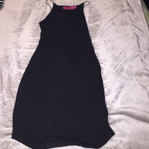 Simple curved hem dress