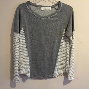 Vintage Havana Mesh Gray Sweater