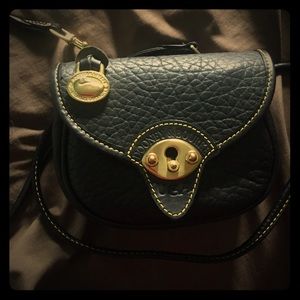 Small black Dooney & Bourke shoulder/ belt purse
