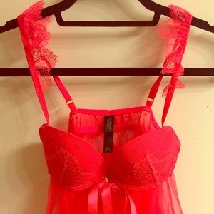 Victoria's Secret Push Up Lingerie Babydoll