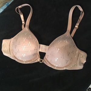 Tan, unworn VS bra