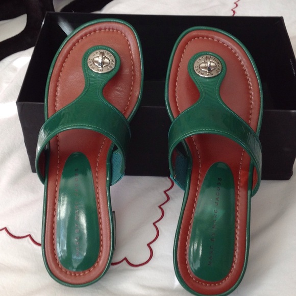 Patent leather sandals by Marc Jacobs