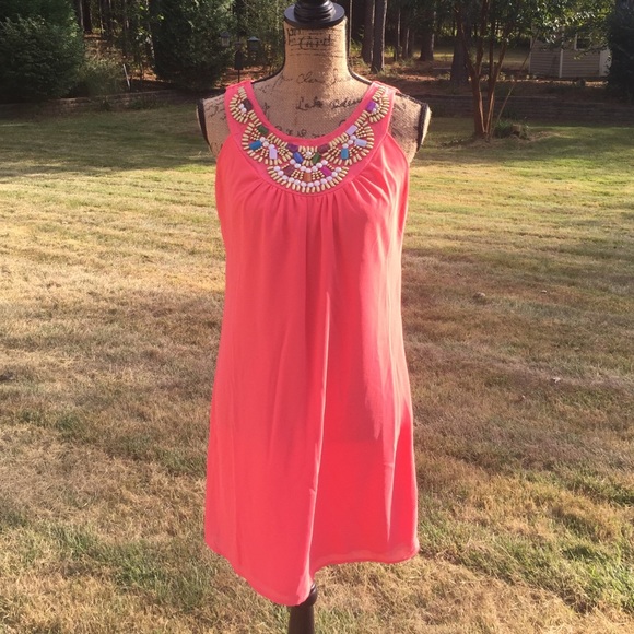 LAST ONE!!!! Coral Dress - Picture 3 of 4