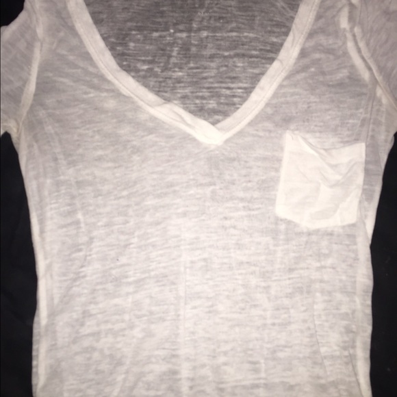 Basic White V-Neck