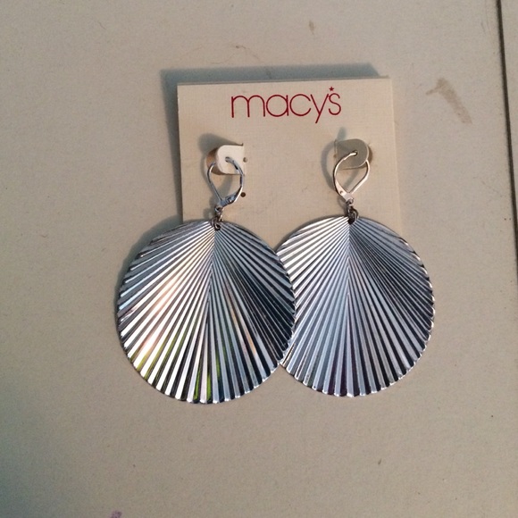 Silver earrings