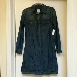 Denim shirt dress