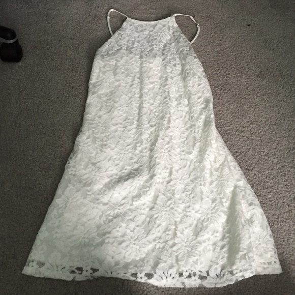 White floral print forever 21 dress