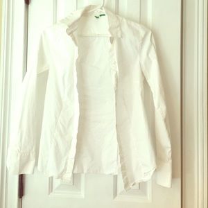 A simple white button down