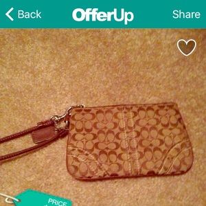 Coach wristlet