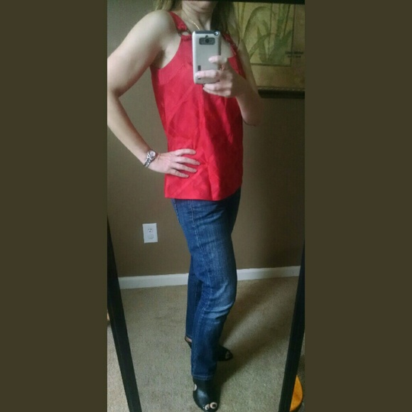 Loft sleeveless blouse with straps