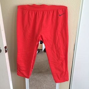 Red Nike leggings