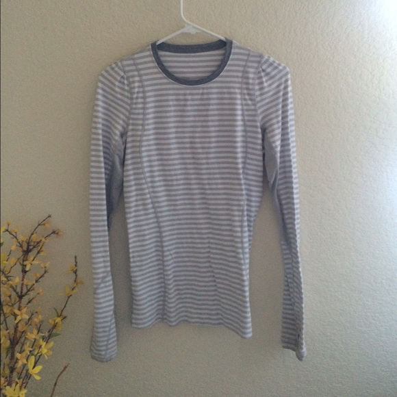 Lululemon striped long sleeve