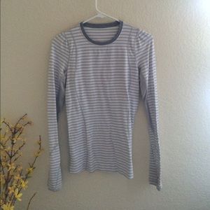 Lululemon striped long sleeve