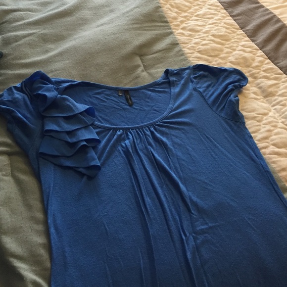 Blue short sleeve Maurice's top