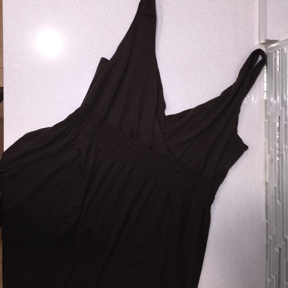 Eddie Bauer brown maxi dress
