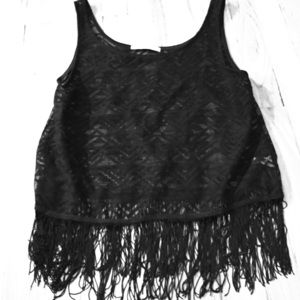 See through pattern belly tank