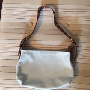 Pale Powder Blue Leather Purse