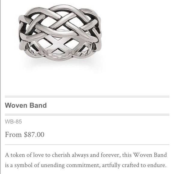 James Avery woven ring