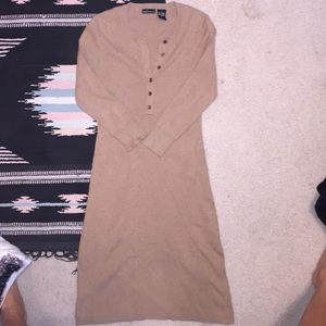 Tan MODA sweater dress