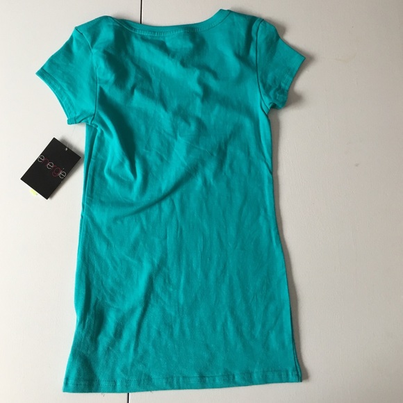 Energie Teal V-Neck Tee New - Picture 6 of 6
