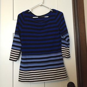 Cute color block blouse from The Limited.