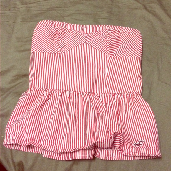 Strapless Hollister top