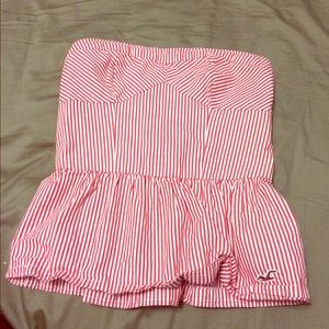 Strapless Hollister top