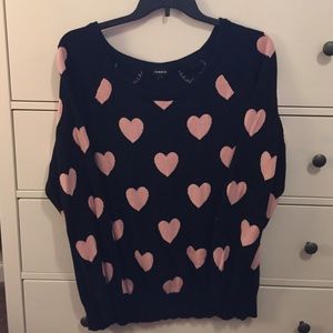 Torrid heart sweater