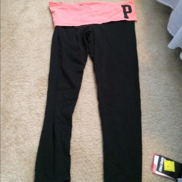 Pink yoga pants