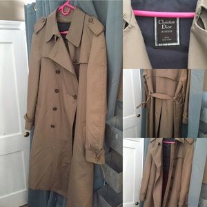 Vintage RARE Christian Dior Trench Coat
