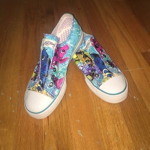 Ed Hardy slip-ons