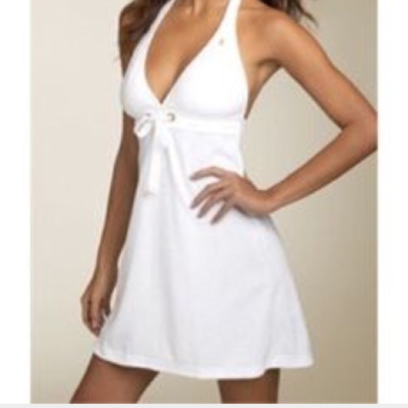 White beach coverup