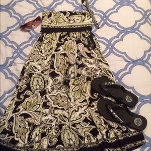 INC Brand Patterned Skirt