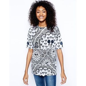 NEW Ink & Paint Disney Mickey Mouse Oversized Top