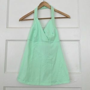 Lululemon Light Green Workout Halter Top