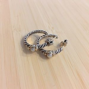 David Yurman Cable Hoop Earrings