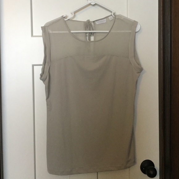 New gray blouse from New York and Company