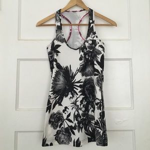 Lululemon Floral Workout Racerback TankTop