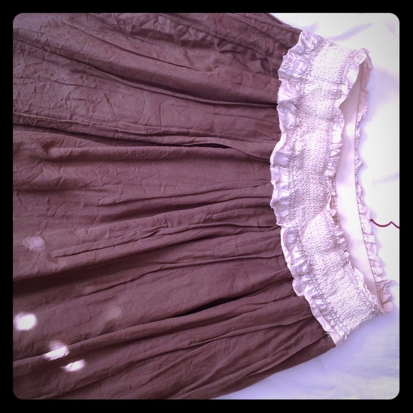 Odille flared elastic waist skirt