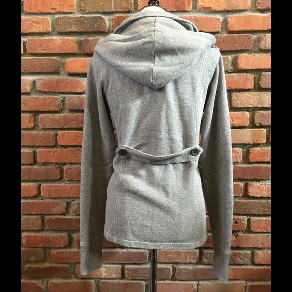 Soft Grey Peacoat! Super cute and comfy. - Picture 2 of 3