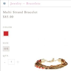 Calypso St. Barth Multi Strand Bracelet