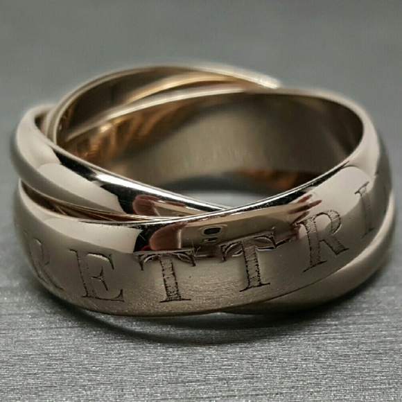 Cartier OR AMOUR ET Trinity Ring 18k White Gold - Picture 2 of 4