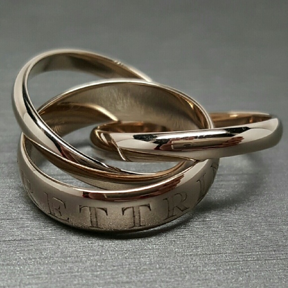 Cartier OR AMOUR ET Trinity Ring 18k White Gold - Picture 3 of 4