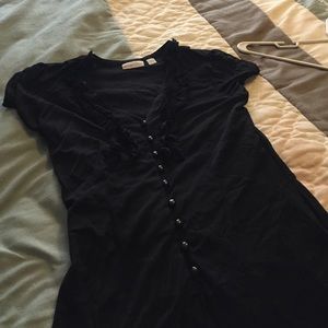 Button down black blouse from New York and Company