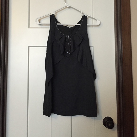 Gray blouse shell from The Limited.