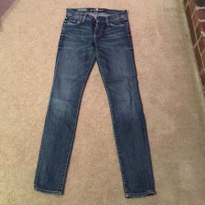 7 for all Mankind gwenevere super skinny size 24