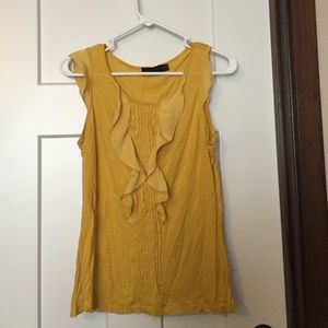 Yellow blouse from The Limited.
