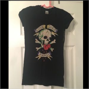 TWO Ed Hardy Long T-Shirts, Never Worn and w/ Tags