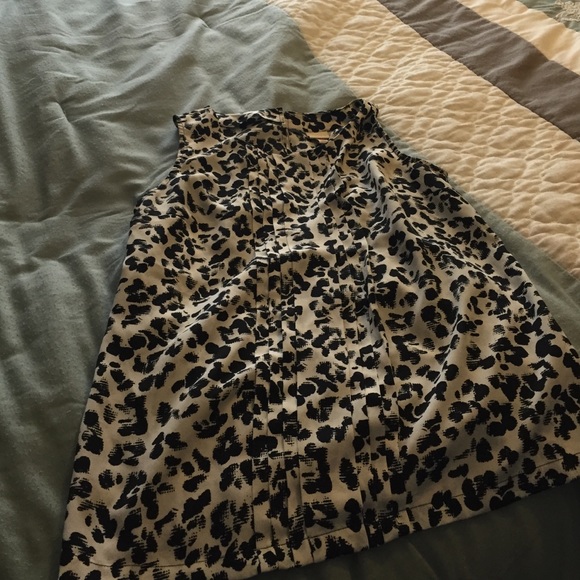 Animal print blouse from Merona.